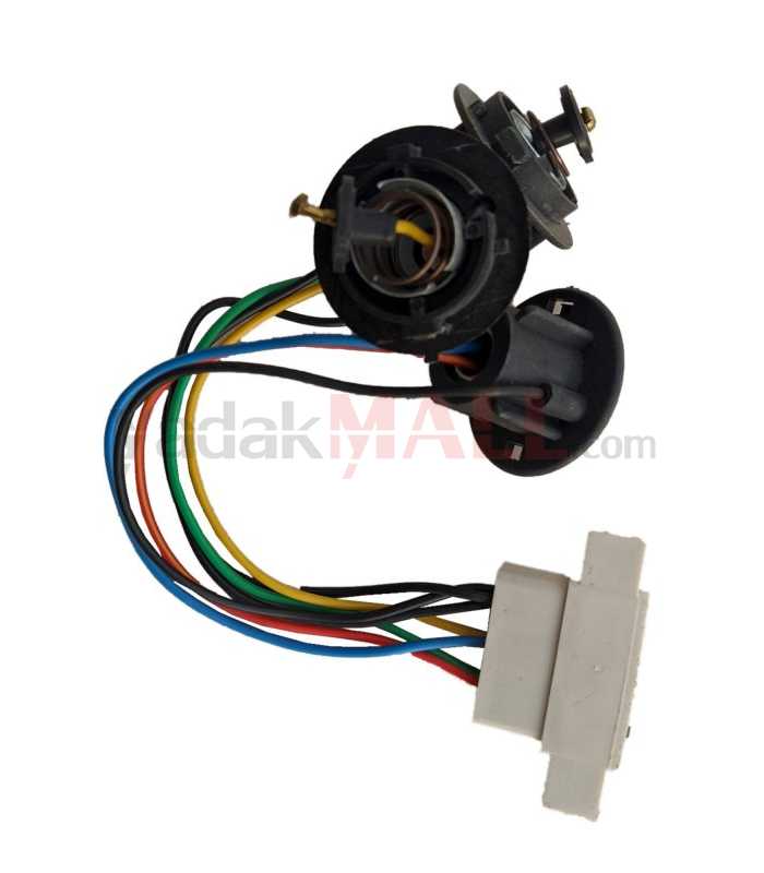 سوکت چراغ خطر عقب 4 تایی پراید